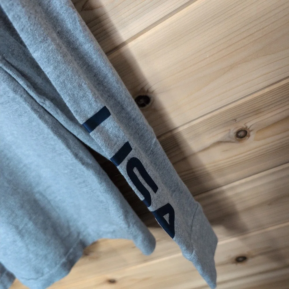 Polo Ralph Lauren Team USA 2022 Olympic Games Gray Long Sleeve T-Shirt Mens L